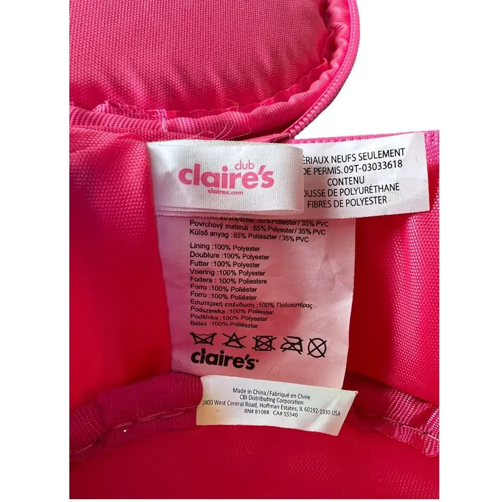 Claire's Club Pink Cupcake Crossbody Bag, Toddler Size OS